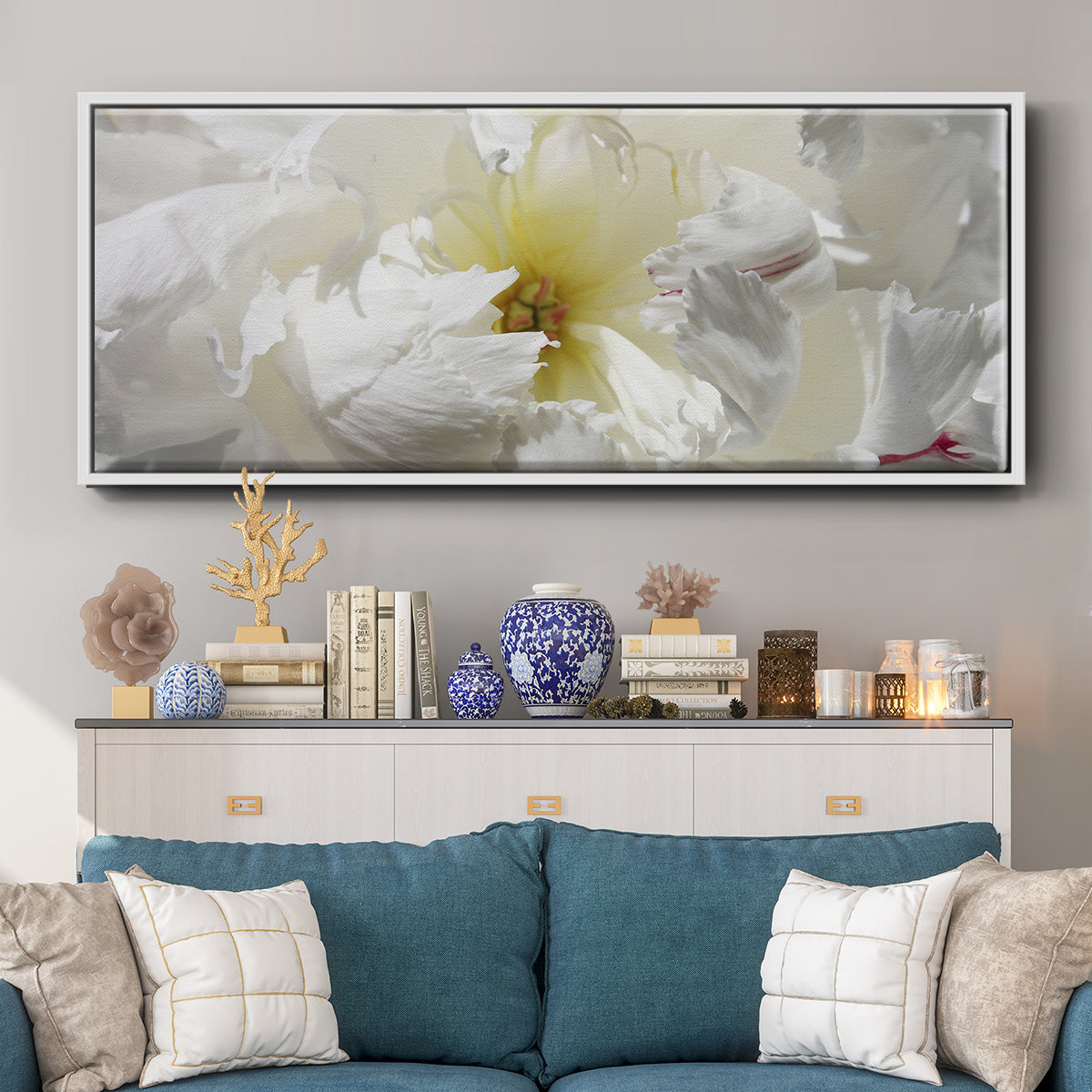 Breathless II - Floater Framed Canvas Print