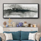 Dramatic Setting - Floater Framed Canvas Print