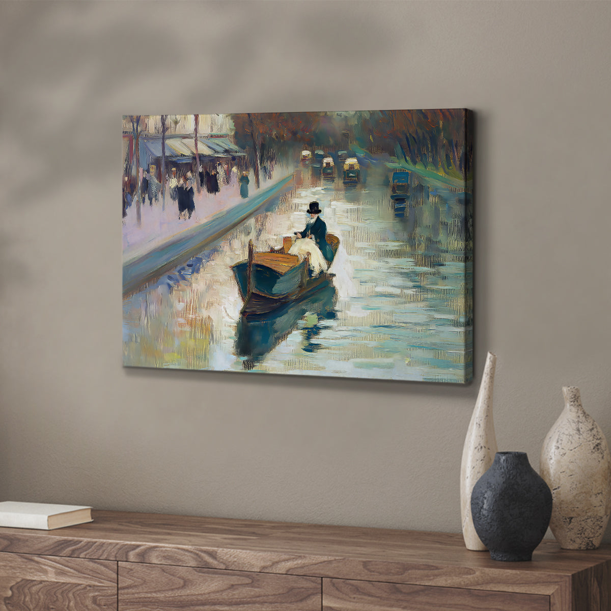 River Impression LXXXII - Canvas Art Print