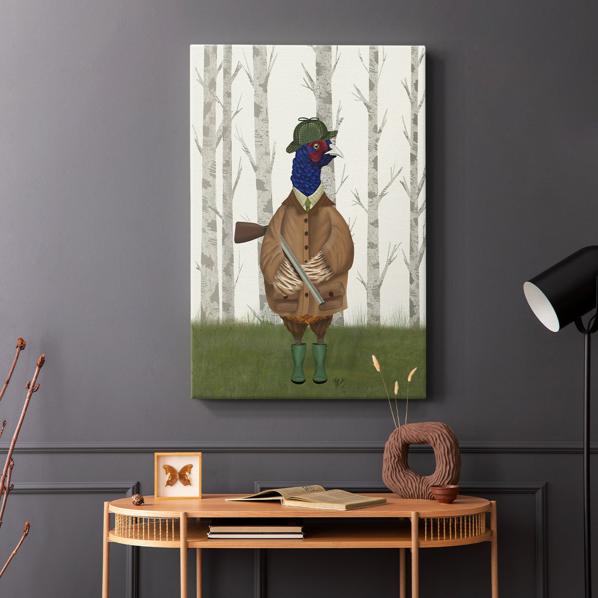 Pheasant Shooting Party 3 - Canvas Art Print