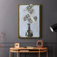Graphic Flowers in Vase III - Canvas Art Print