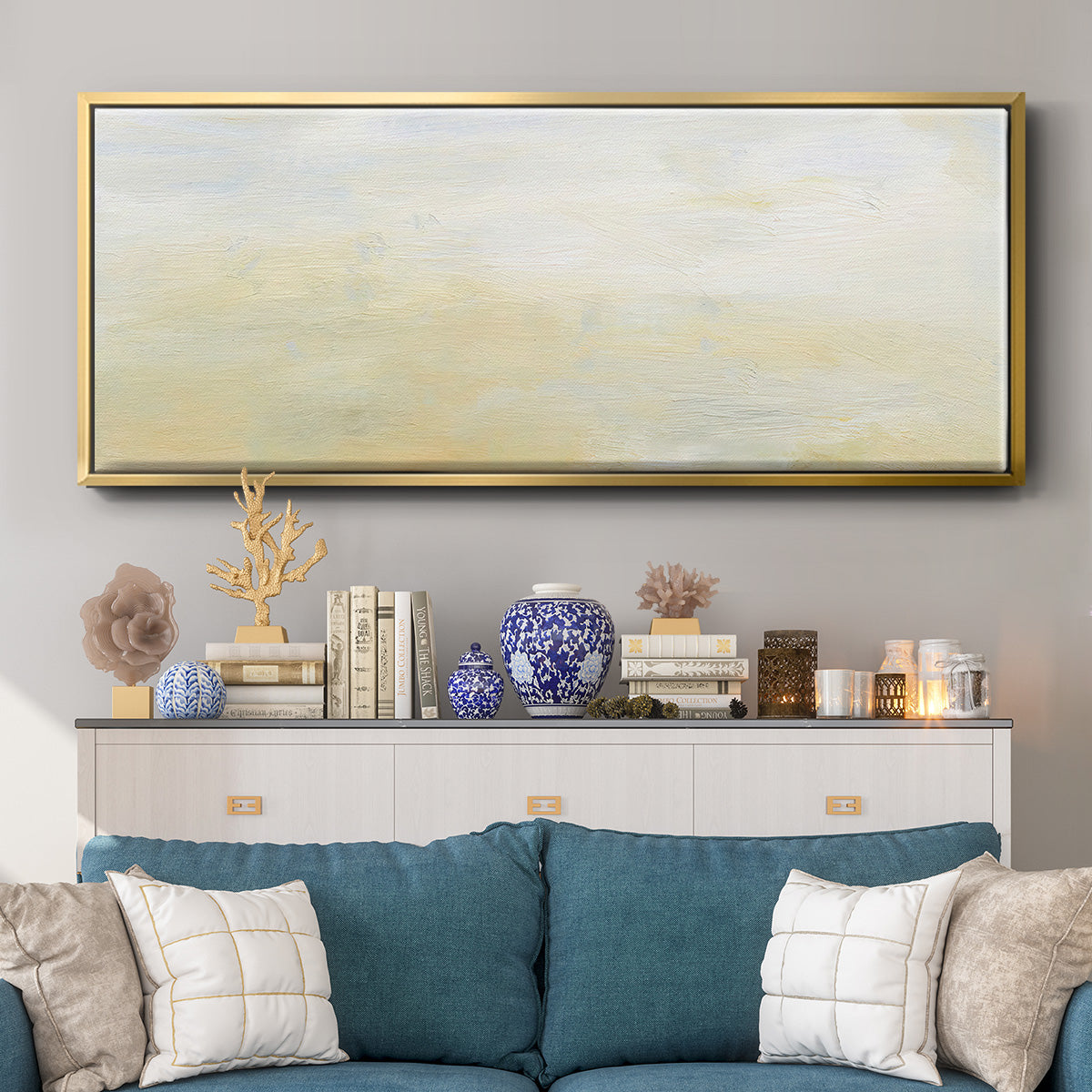 Lingering Light II - Floater Framed Canvas Print