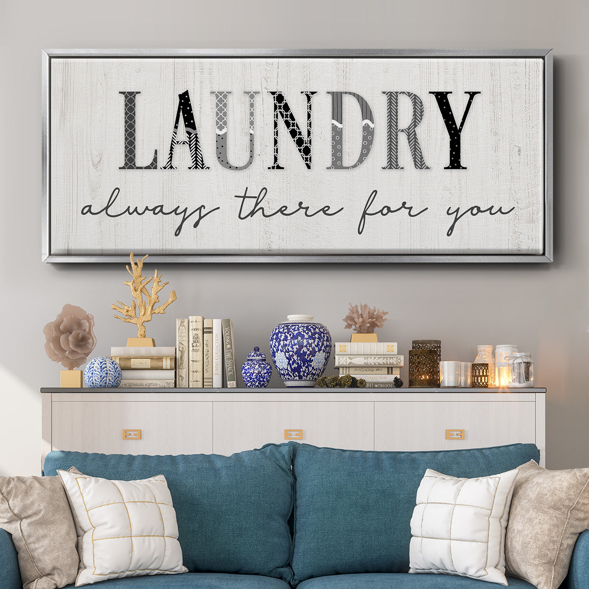 Always There - Floater Framed Canvas Print