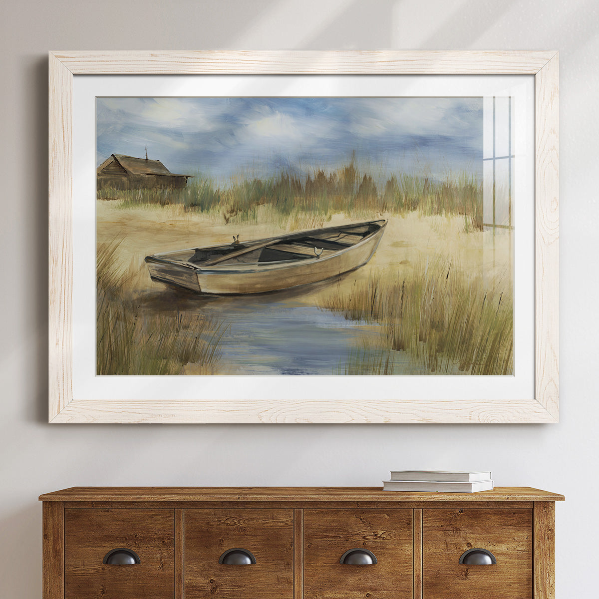 Fisherman's Friend - Barnwood Framed Art Print