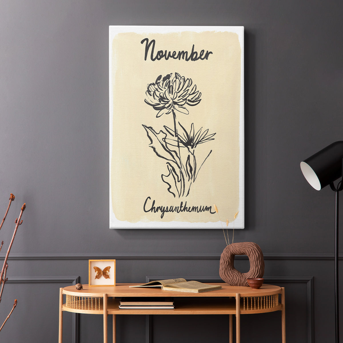 Birth Month XI - Canvas Art Print