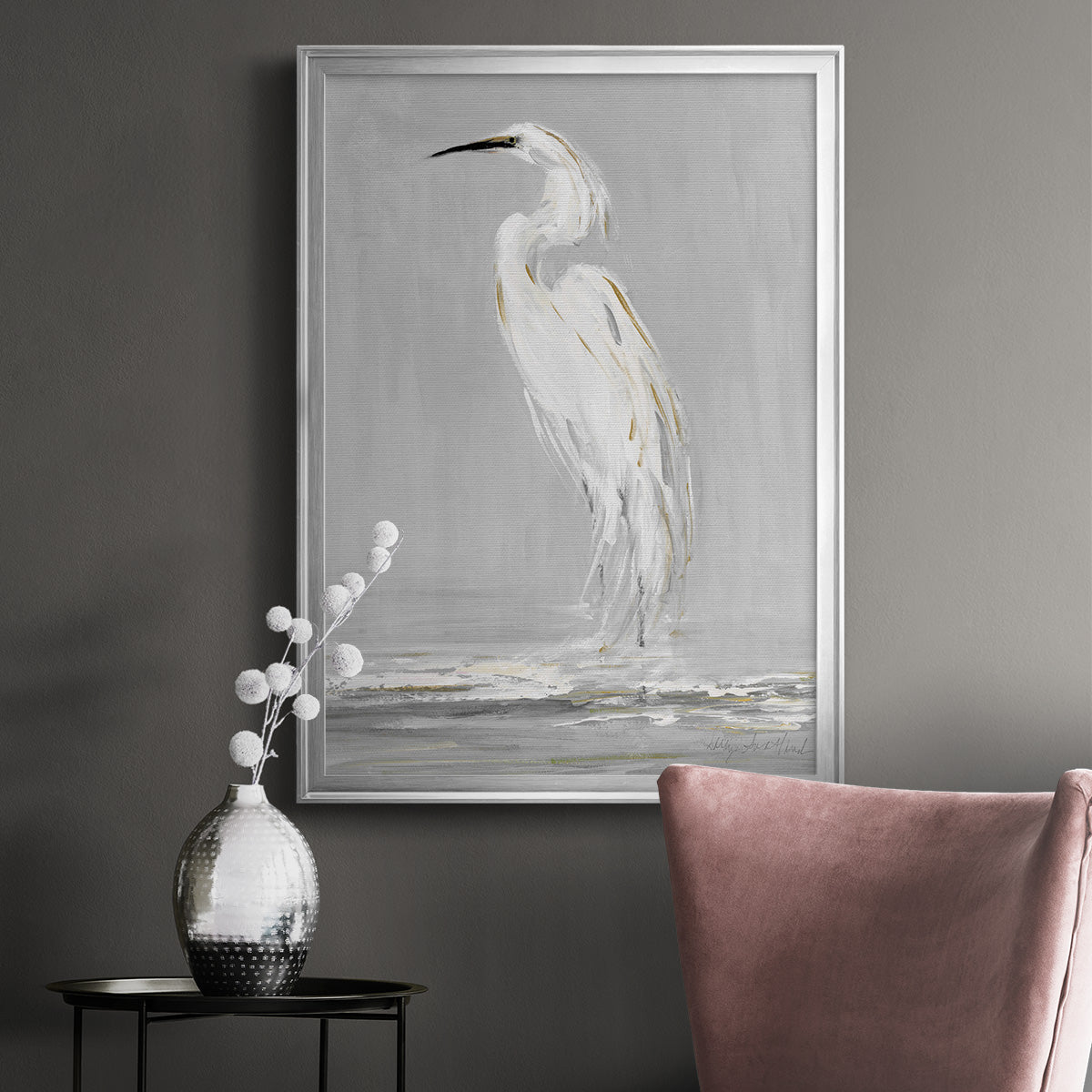 Coast Watching II - Modern Framed Canvas Print