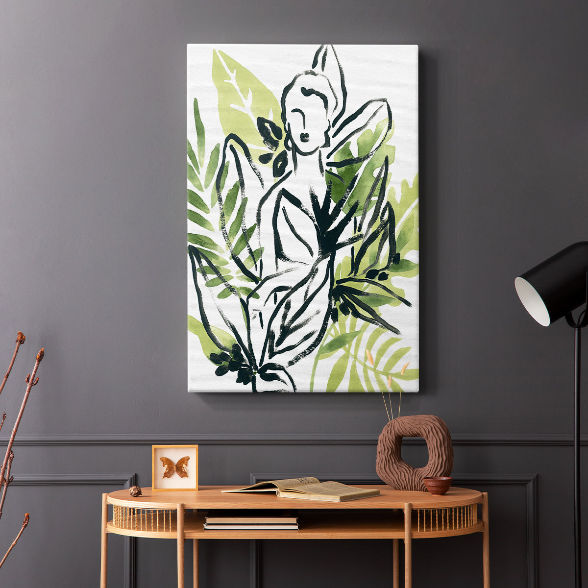 Tropical Sketchbook I - Canvas Art Print
