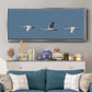 Wing Up Wing down - Floater Framed Canvas Print