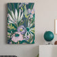 Purple Jungle Garden I Premium Gallery Wrapped Canvas - Ready to Hang