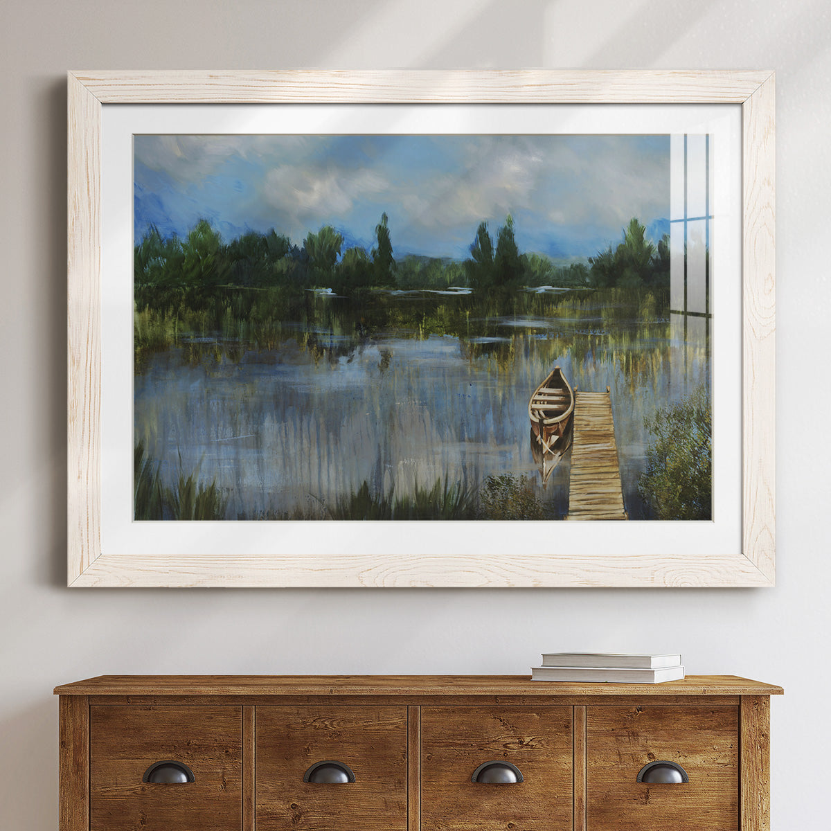A Quiet Place - Barnwood Framed Art Print