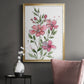 Watercolor Floral Stems I - Modern Framed Canvas Print