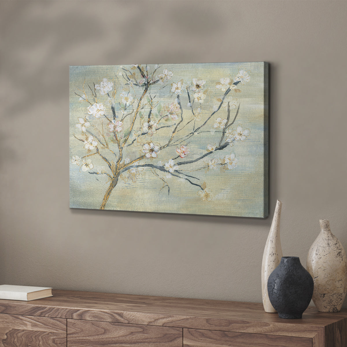 Blossoms & Spring Rain - Canvas Art Print