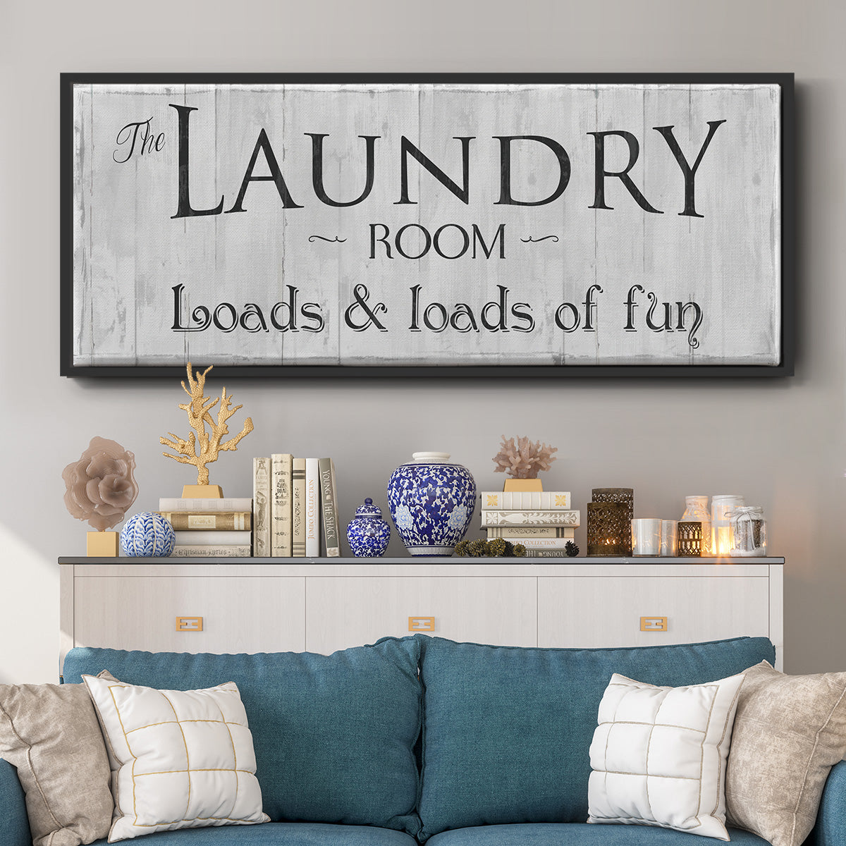 Loads of Fun - Floater Framed Canvas Print