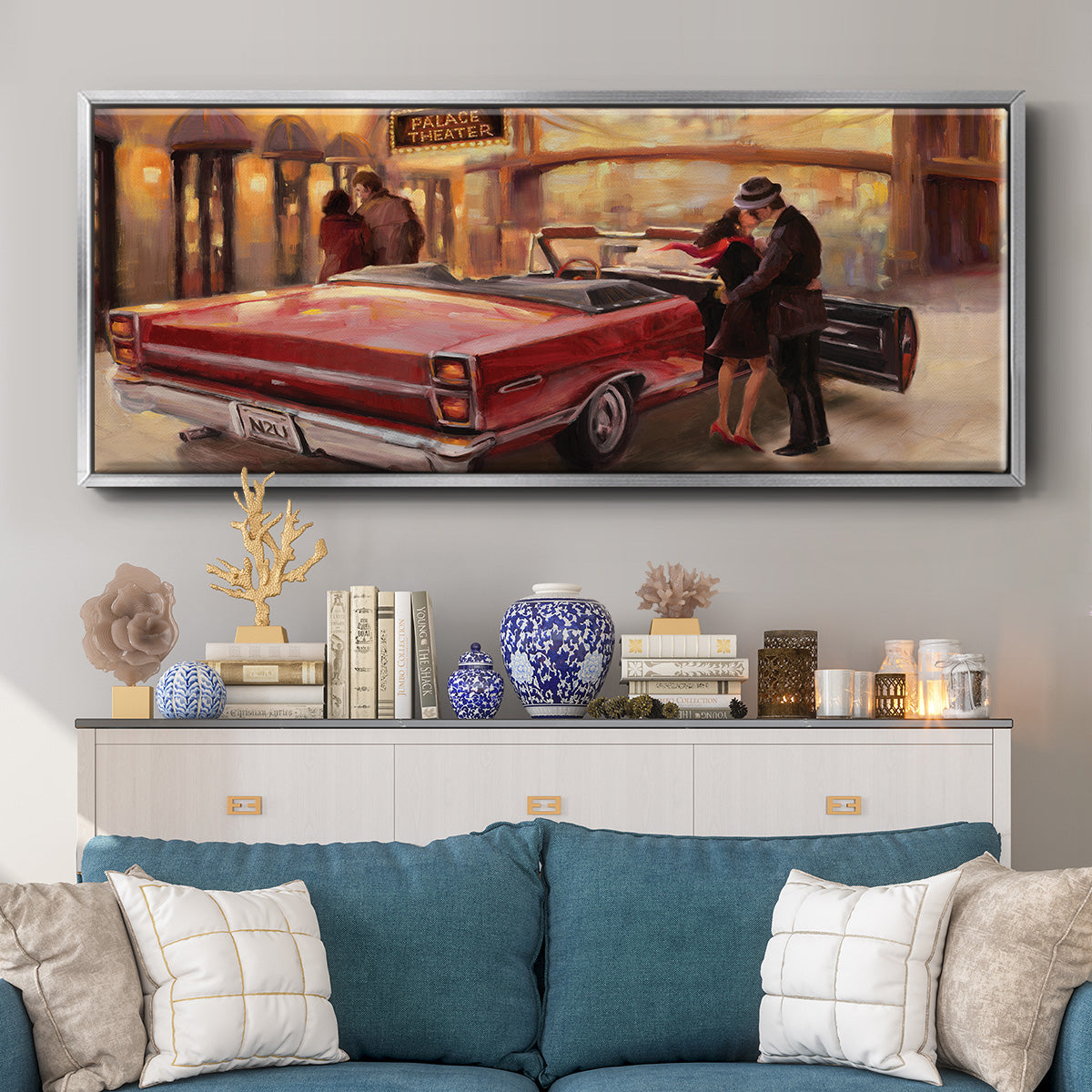 Into You - Floater Framed Canvas Print