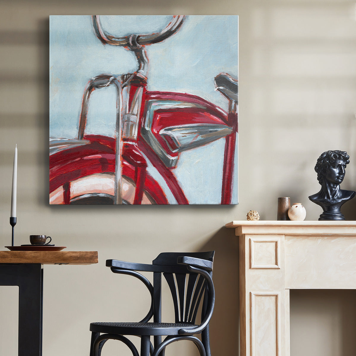 Retro Cycle II-Premium Gallery Wrapped Canvas - Ready to Hang