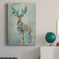 Fantastic Florals Deer, Full - Canvas Art Print