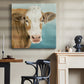 Hereford Stare I-Premium Gallery Wrapped Canvas - Ready to Hang