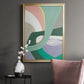 Merge Left - Modern Framed Canvas Print