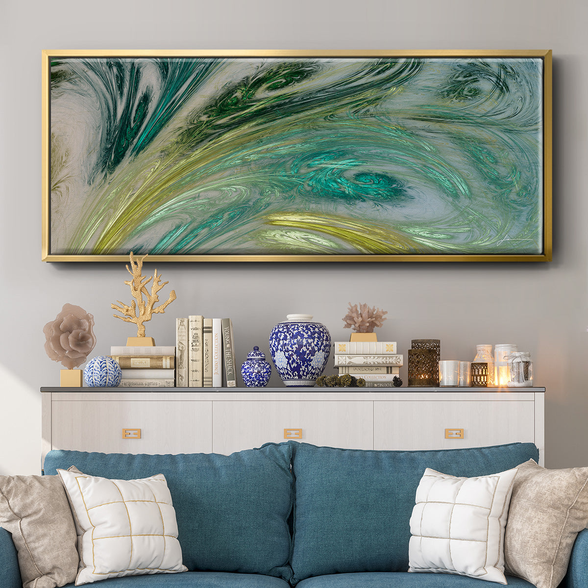 Altitude VI - Floater Framed Canvas Print