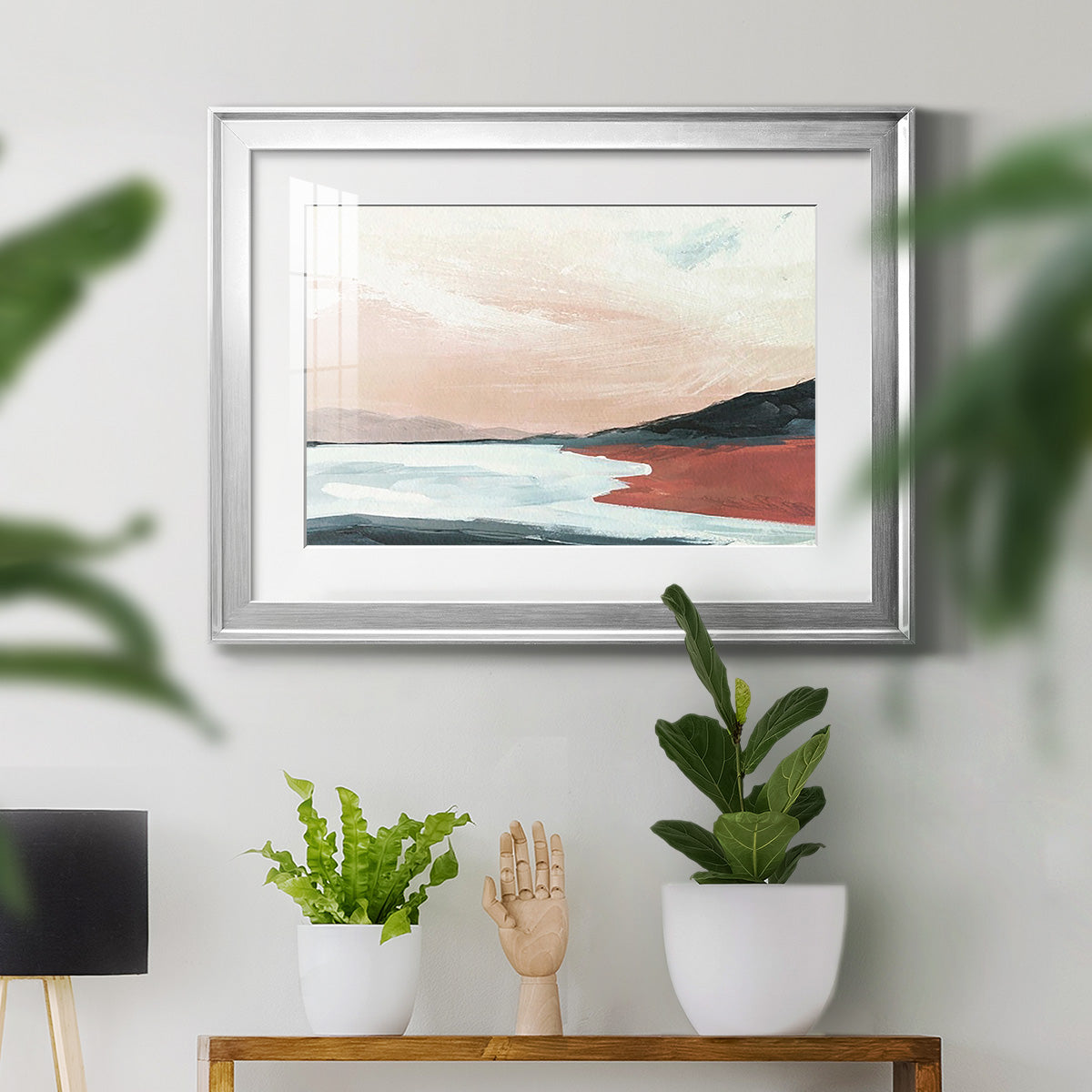 Paynes Coast II - Modern Framed Art Print