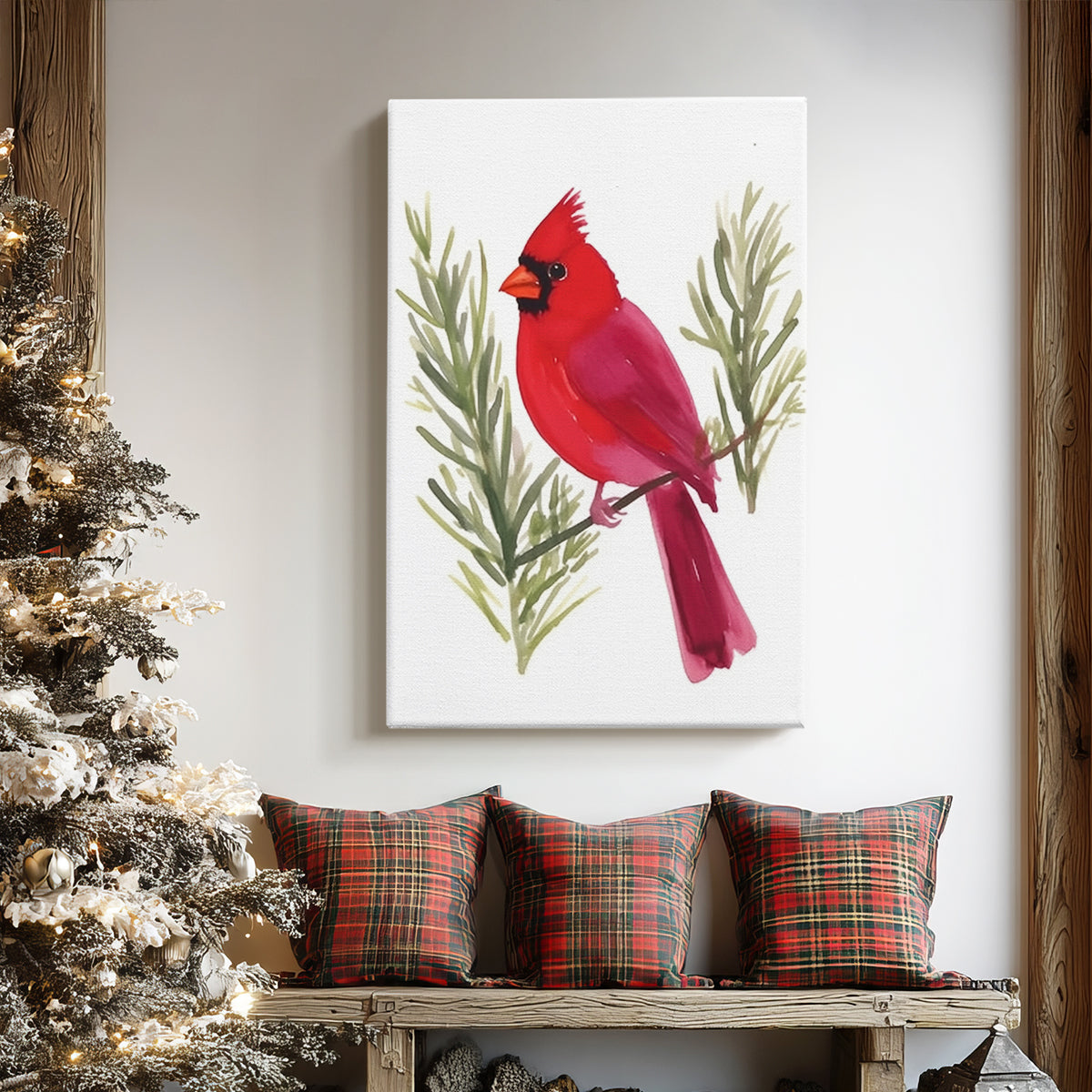 Ruby Yule Promise - Canvas Art Print