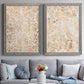 Walnut Damask I - Premium Framed Canvas 2 Piece Set - Ready to Hang