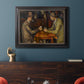 The Card Players - Ornate Framed Canvas Print