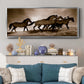 Wild Horses - Floater Framed Canvas Print