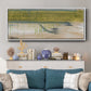 Aquatic Reflections I - Floater Framed Canvas Print