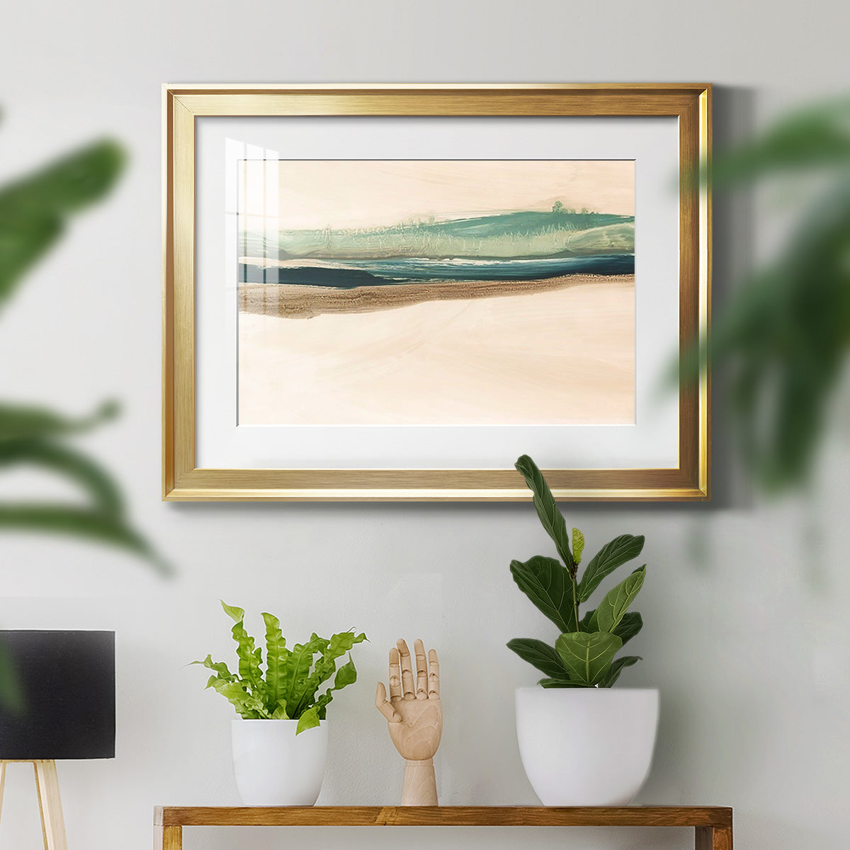 Layered Horizon II Premium Framed Print - Ready to Hang