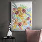 Flower Carousel I - Modern Framed Canvas Print