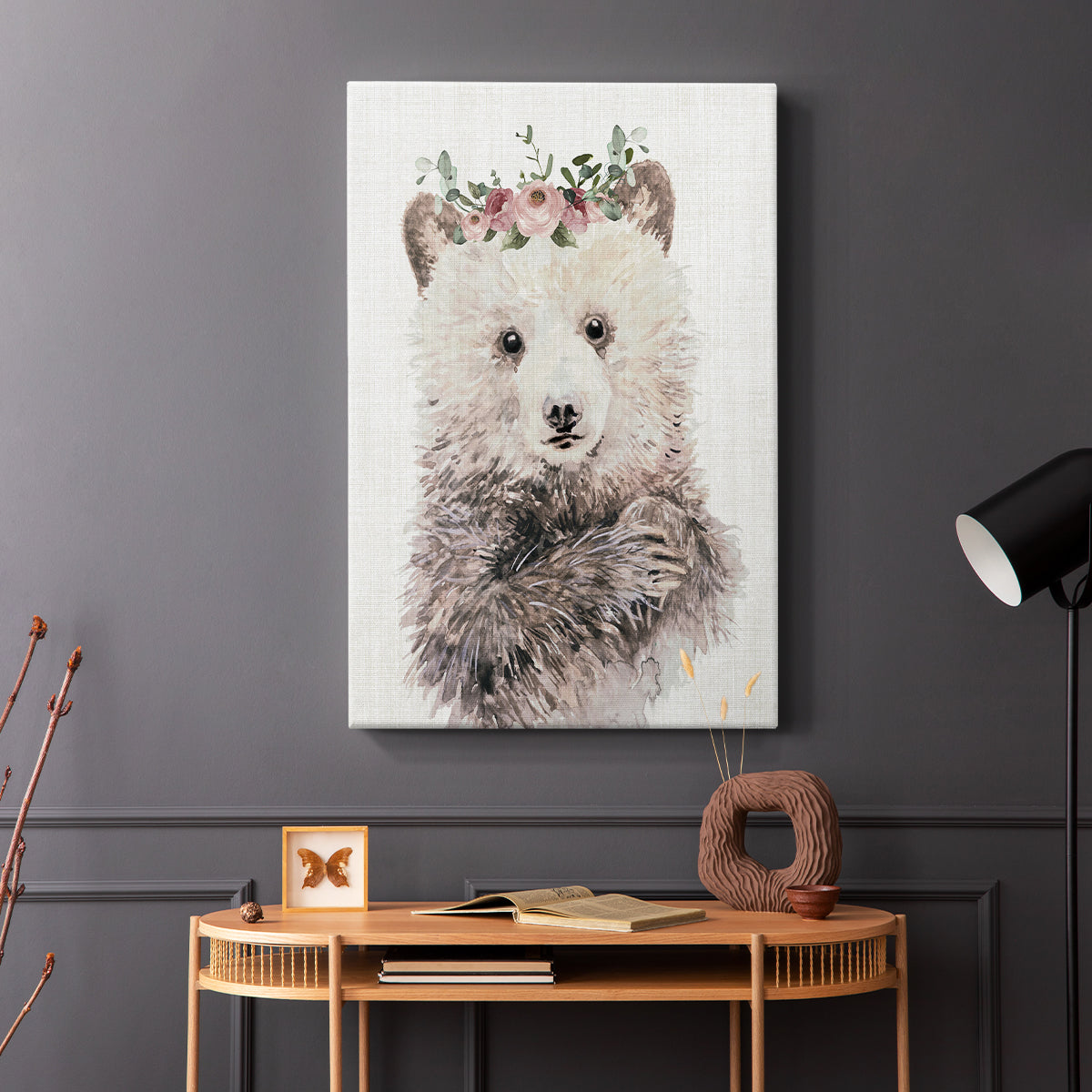 Dressy Cub - Canvas Art Print