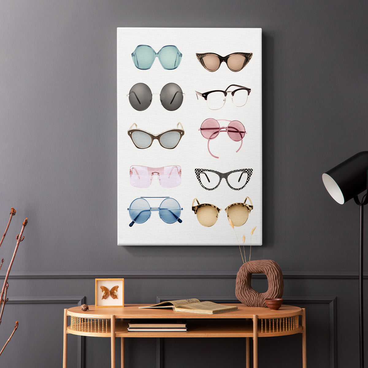 Vintage Glasses II - Canvas Art Print