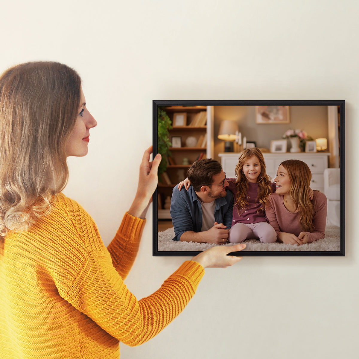 Set of 2 Restickable Custom Framed Photos - 20" x 16"