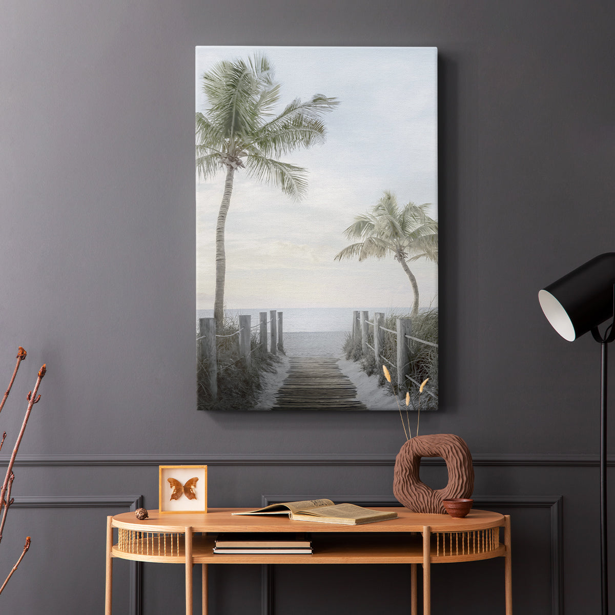 Palm Walk - Canvas Art Print