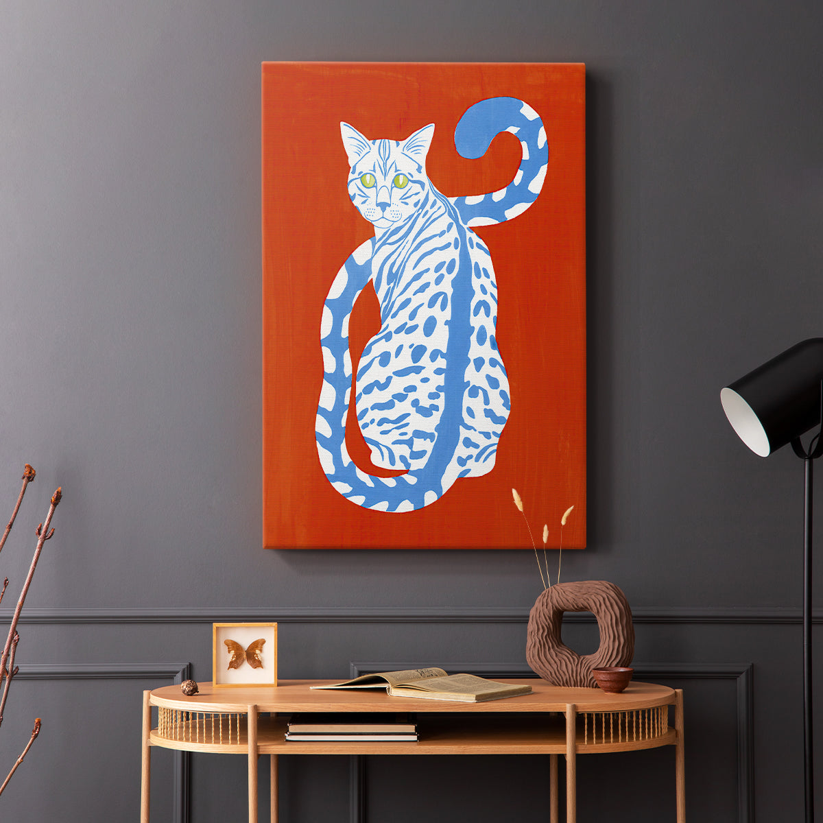 Complementary House Cat II - Canvas Art Print