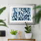True Blue Wave II - Modern Framed Art Print