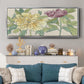 Peony Blooms II - Floater Framed Canvas Print