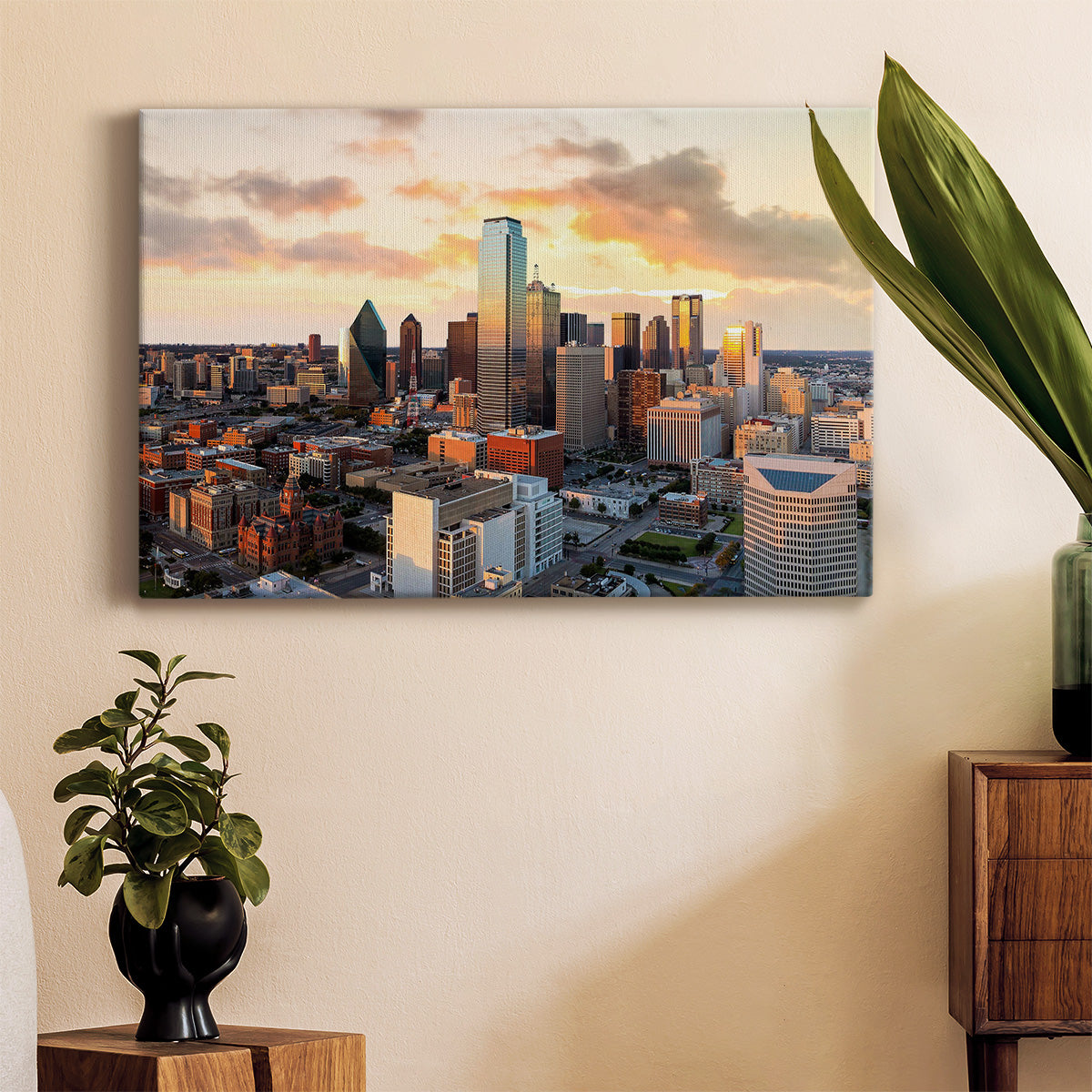 Dallas, Texas Cityscape - Canvas Art Print