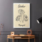 Birth Month X - Canvas Art Print