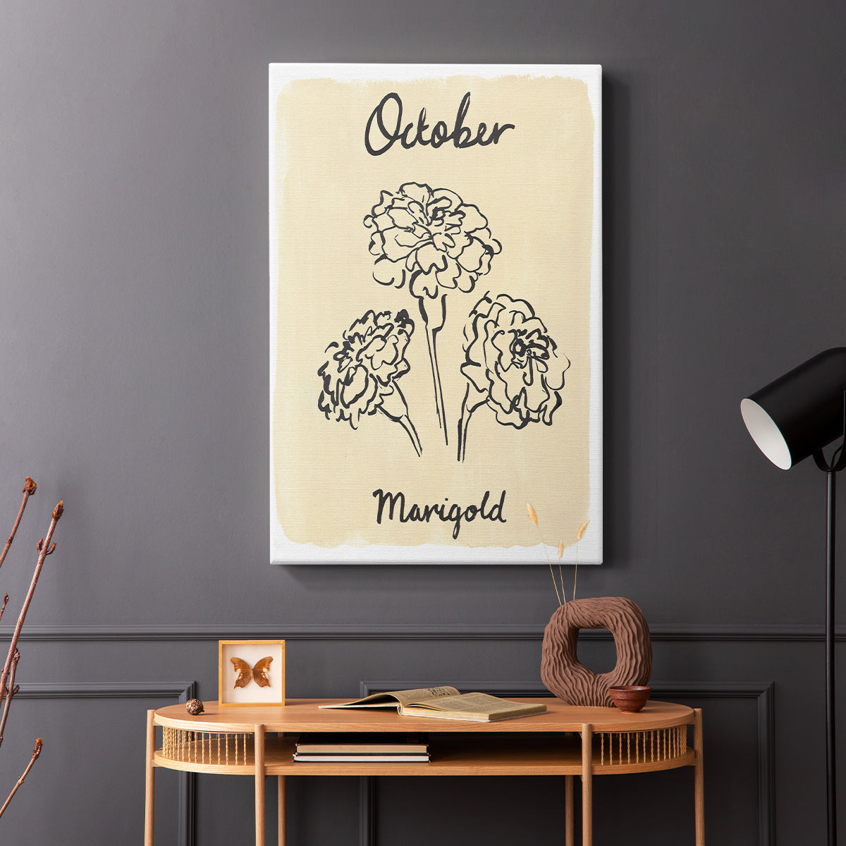 Birth Month X - Canvas Art Print