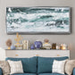 Misty Waves II - Floater Framed Canvas Print