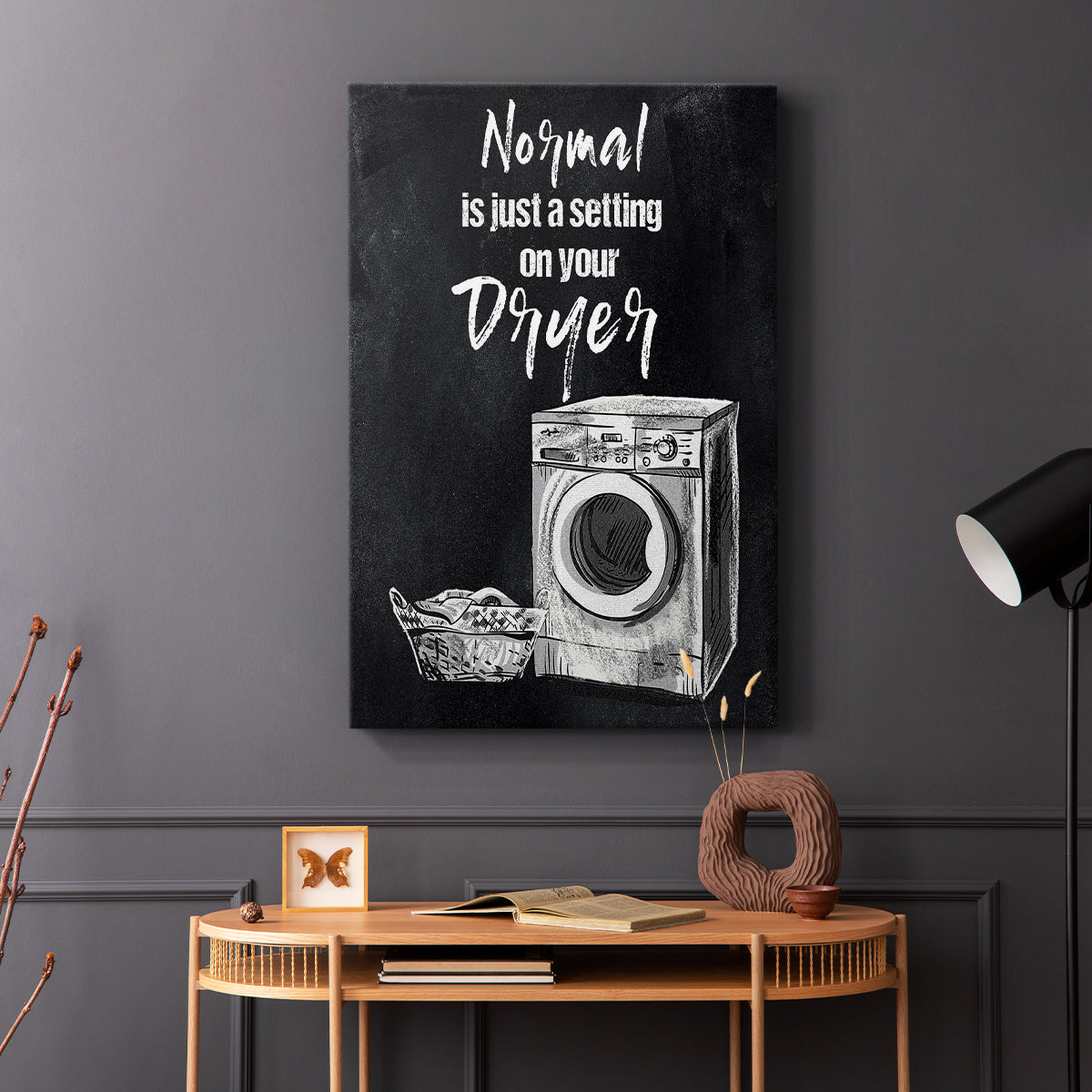 Normal Is Just A Setting - Canvas Art Print