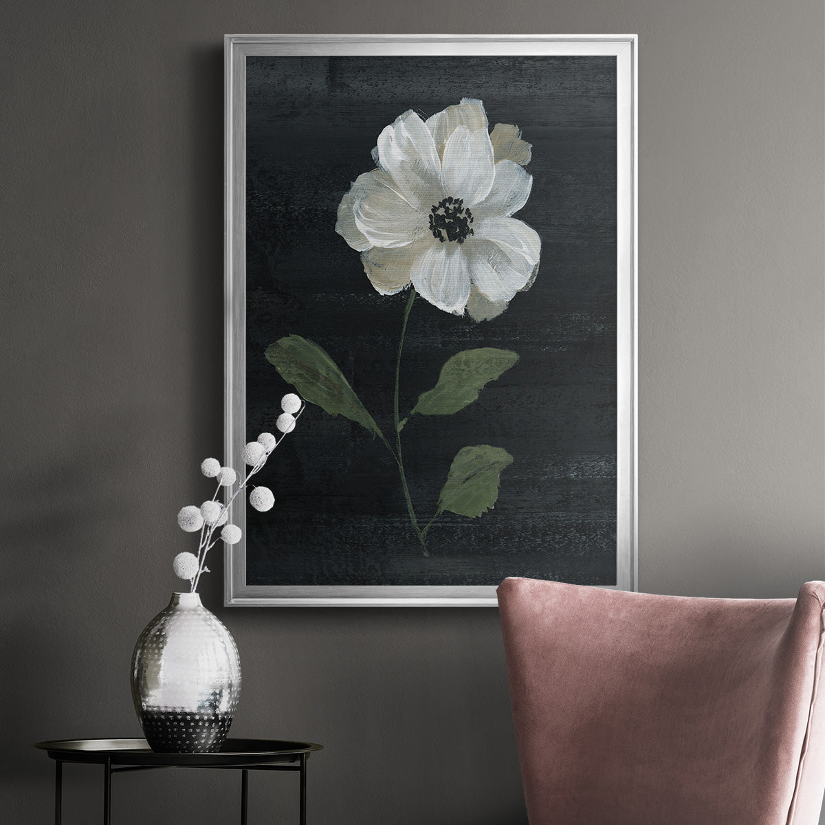 Country Botanical I - Modern Framed Canvas Print