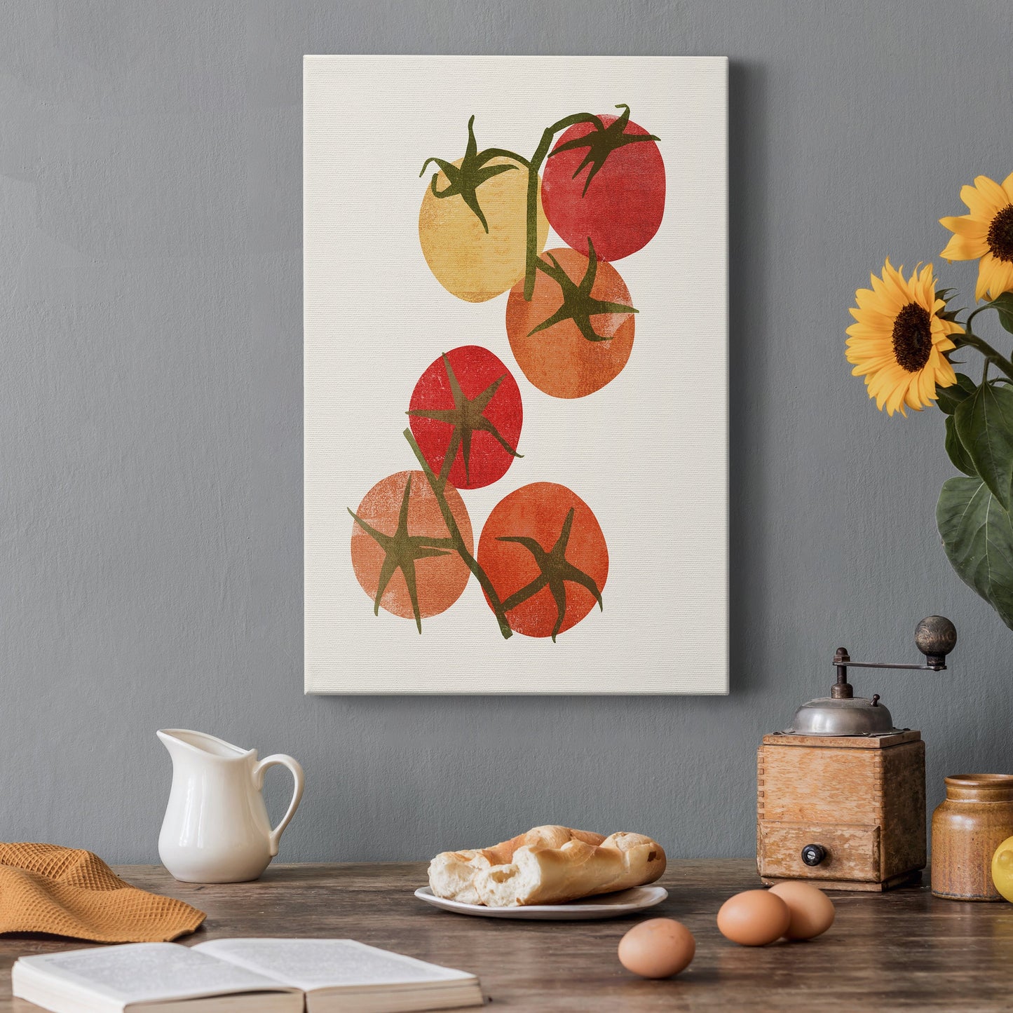 Organic Veg IV Premium Gallery Wrapped Canvas - Ready to Hang