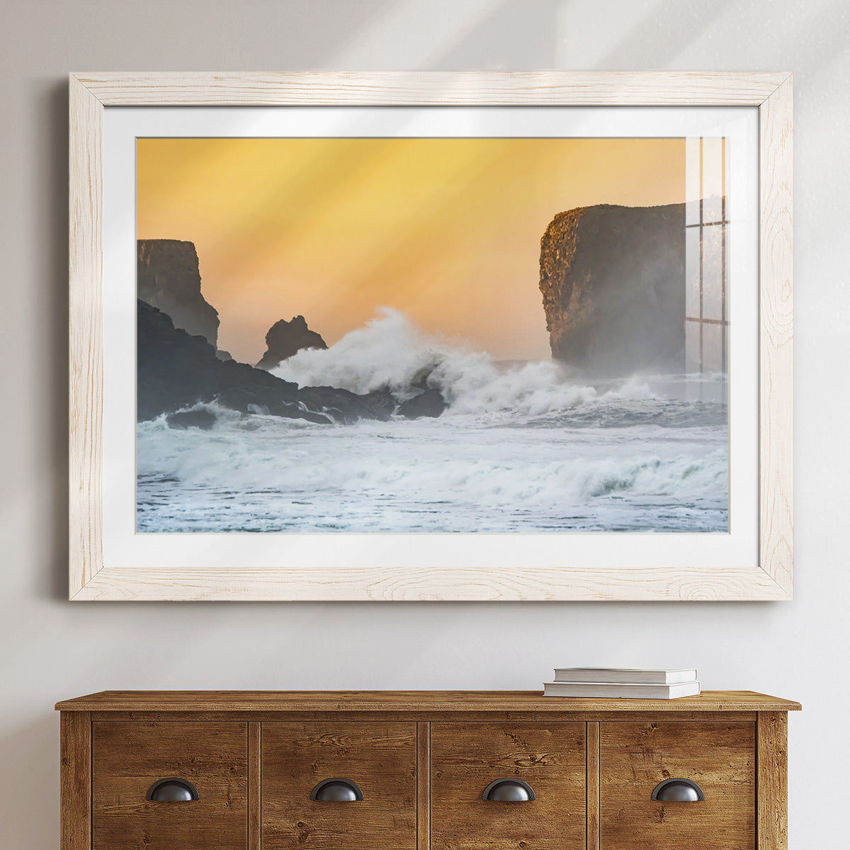 Spray - Barnwood Framed Art Print