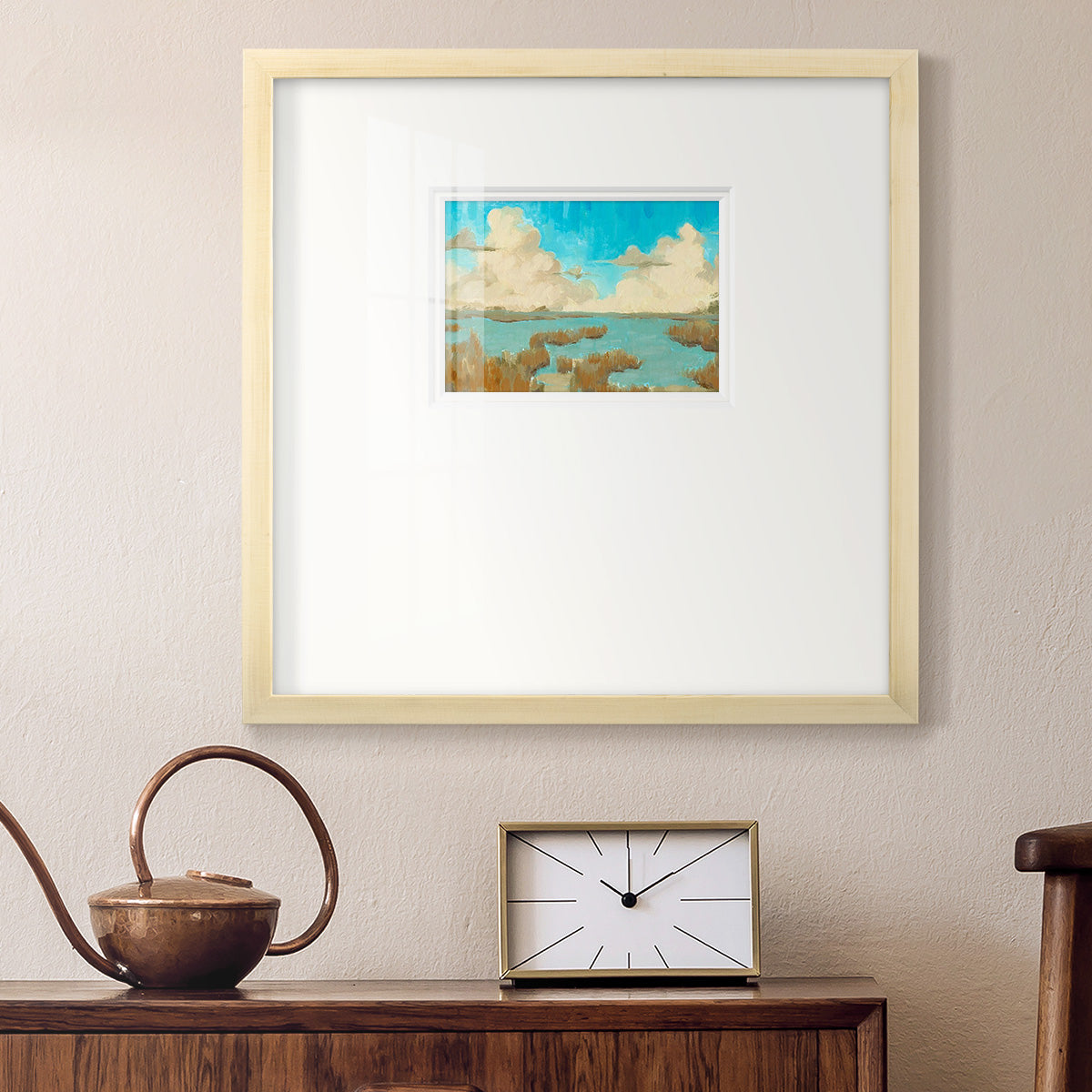 Fripp Island Water II Premium Framed Print Double Matboard