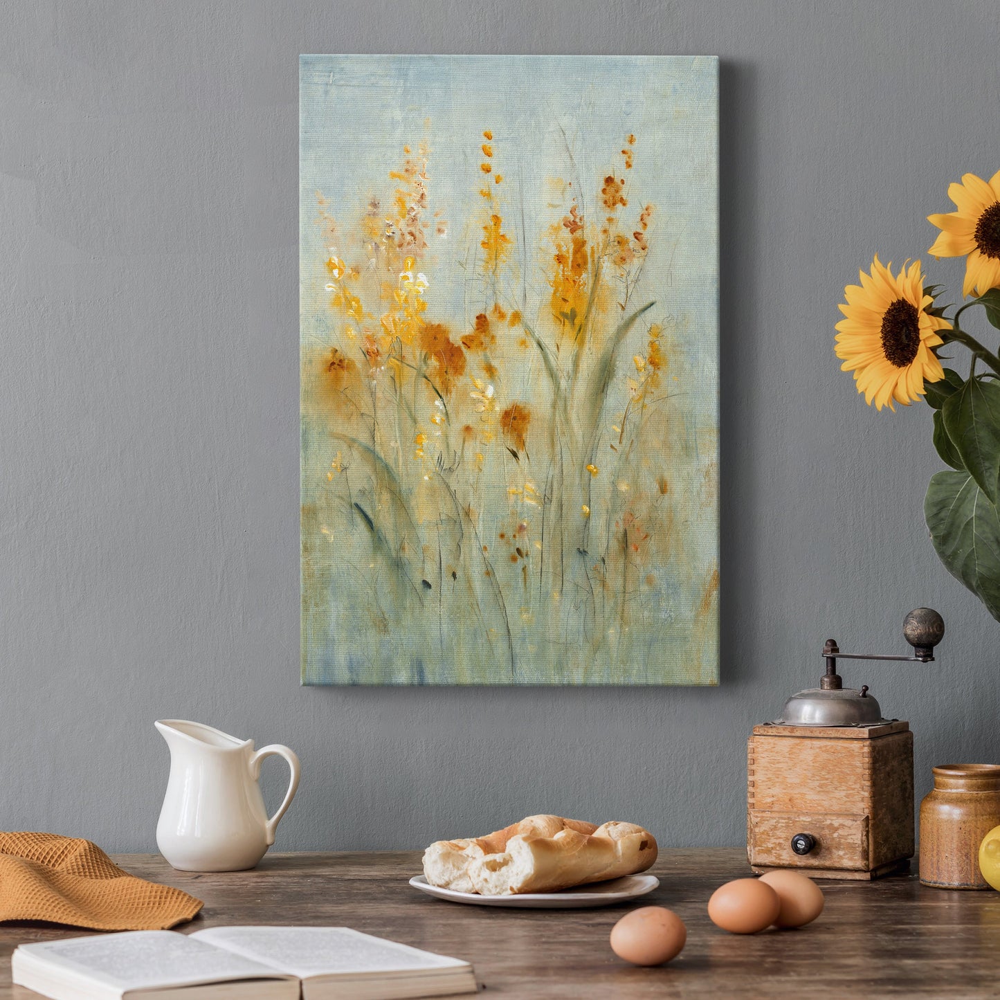 Spray of Wildflowers II - Canvas Art Print