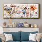 Pop Garden - Floater Framed Canvas Print