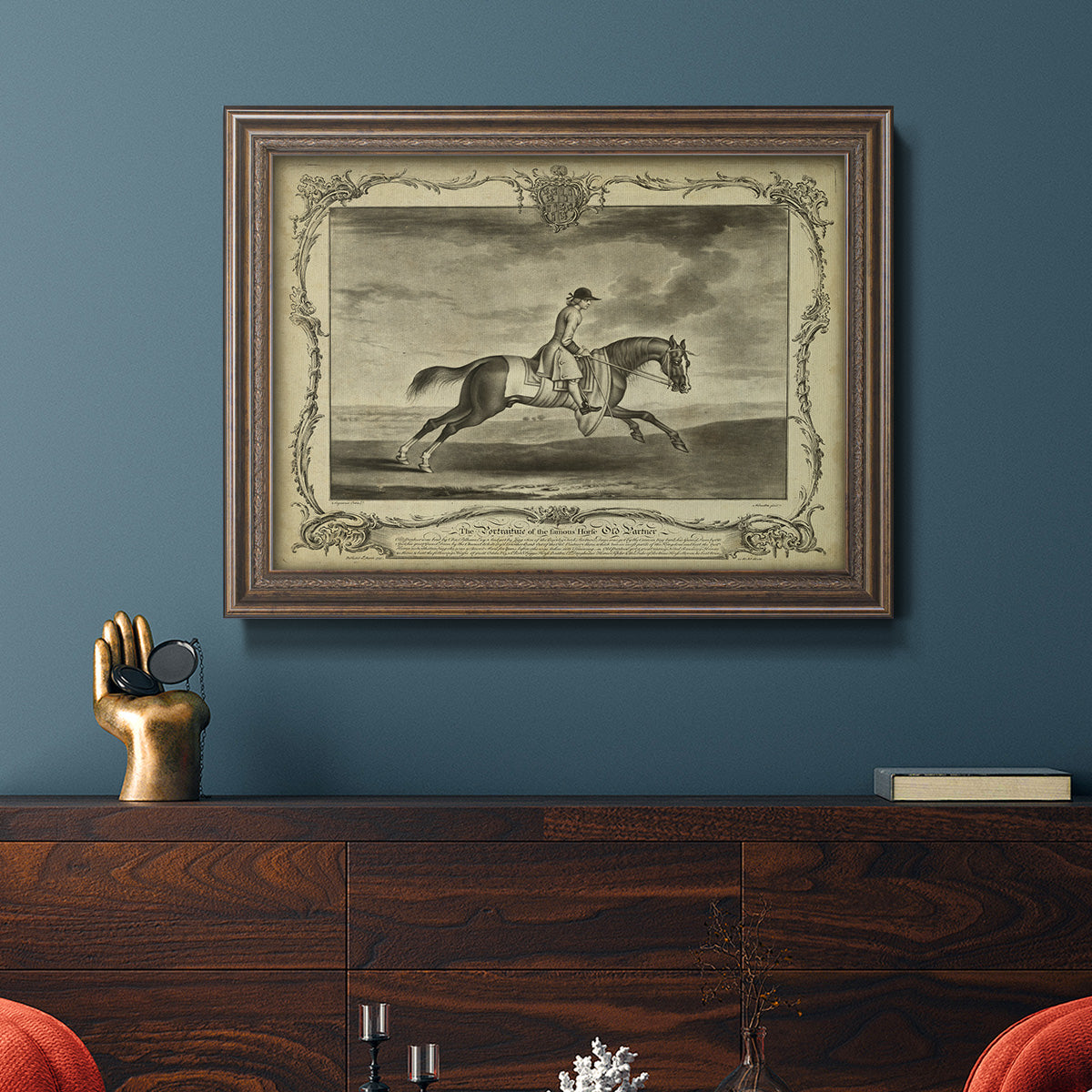 Distinguished Horses I Premium Framed Canvas- Ready to Hang